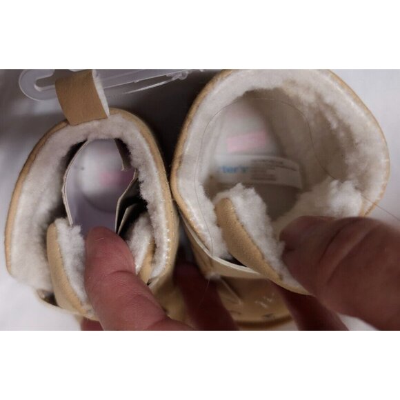 Carter's Baby Girl's 2 (3-6) Months Faux Fur Brown Fox Face Winter Booties - Picture 11 of 12